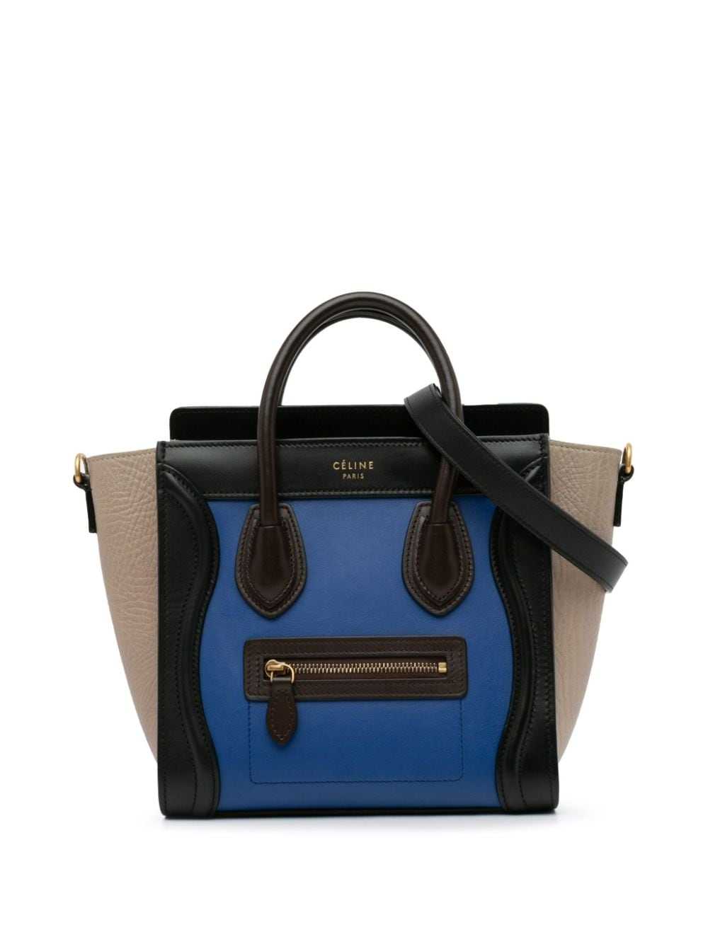 Céline Pre-Owned 2015 Nano Tricolor Luggage Tote … - image 1