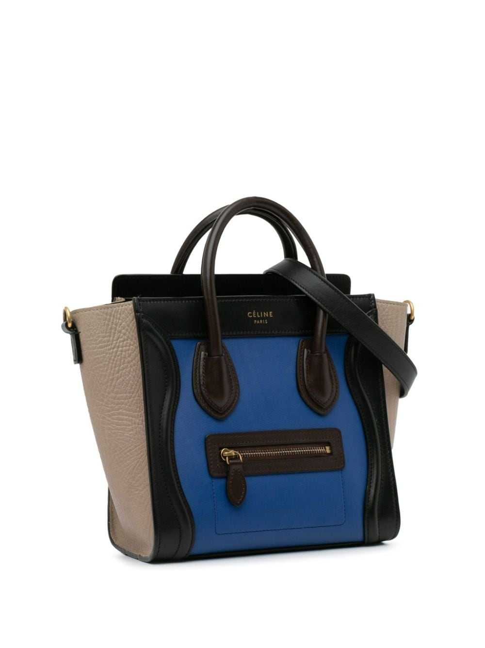 Céline Pre-Owned 2015 Nano Tricolor Luggage Tote … - image 3