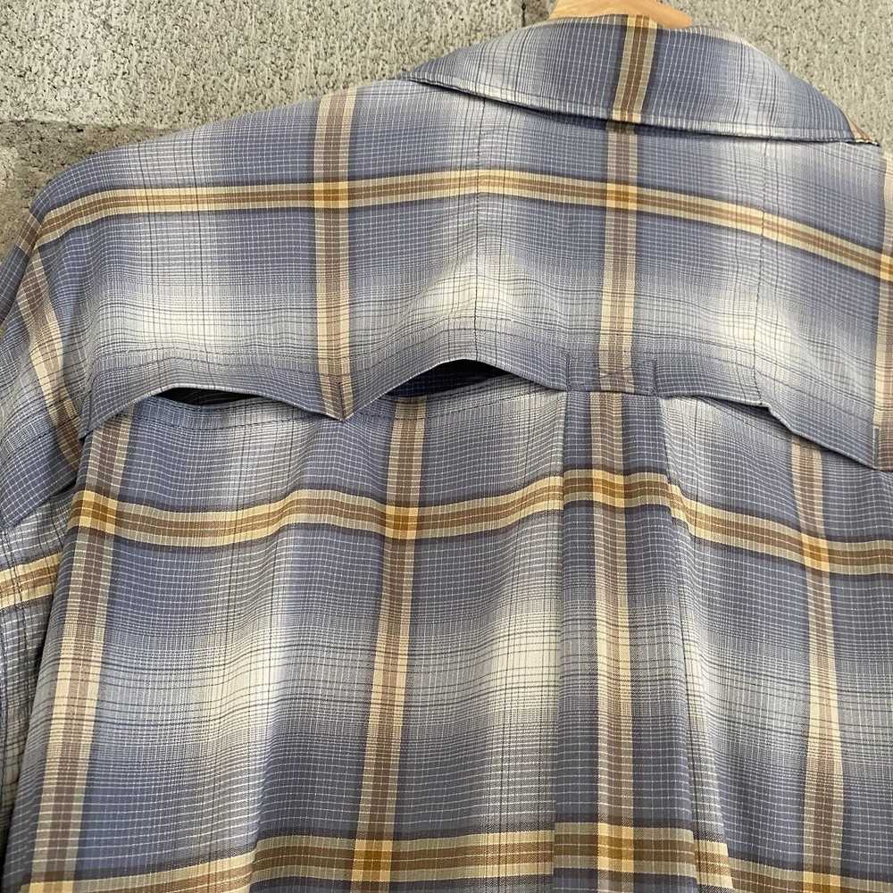 Rei REI Coop Shirt Men Large Blue Plaid Window St… - image 5