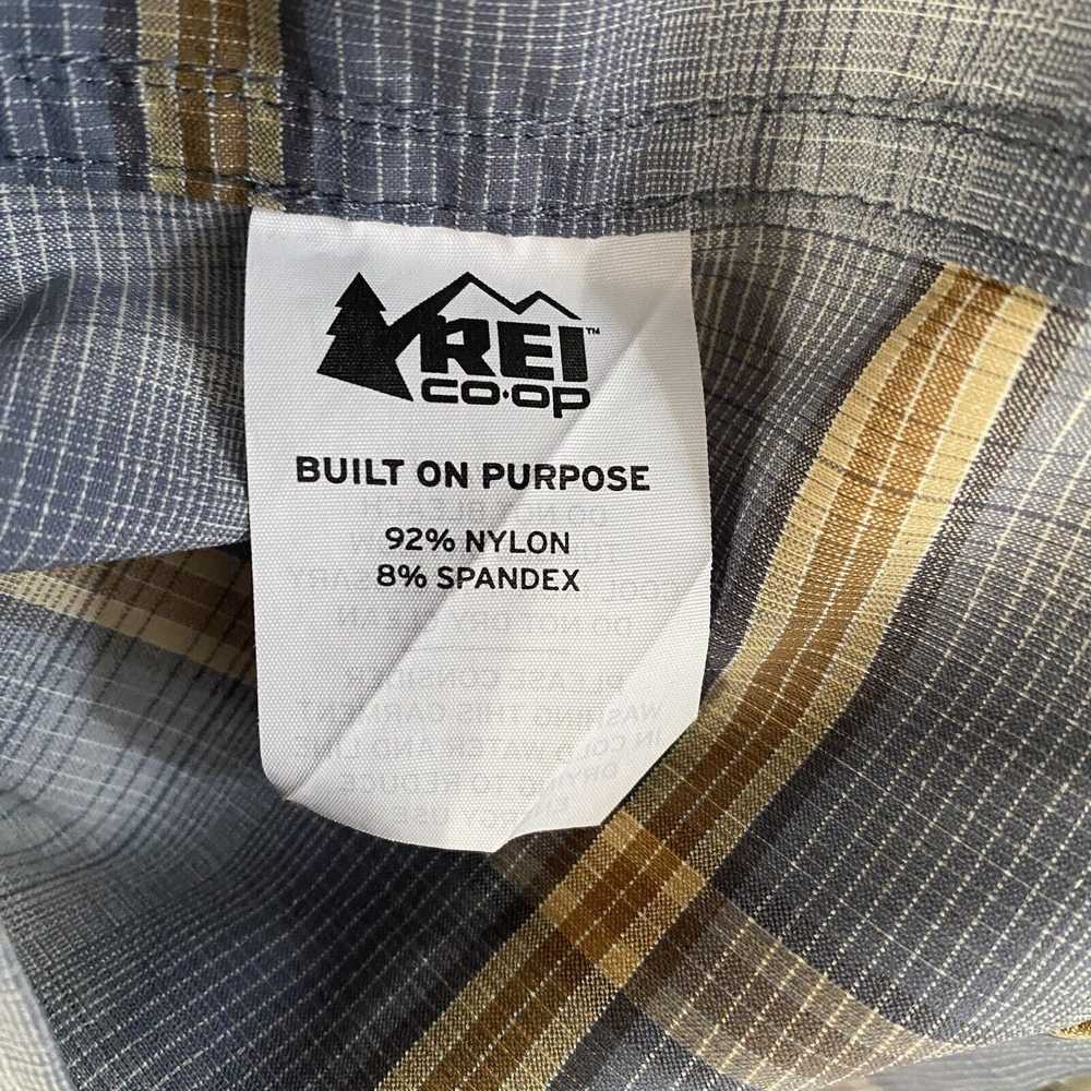 Rei REI Coop Shirt Men Large Blue Plaid Window St… - image 7