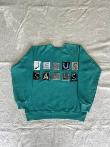 Hanes × Vintage Jesus Saves Crewneck