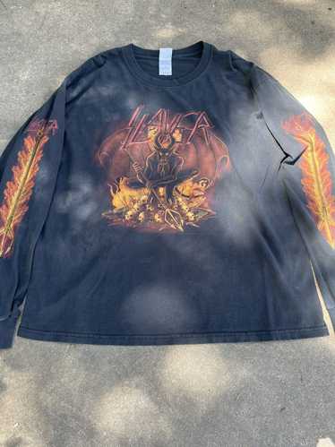 Vintage Vintage Y2K 2005 Slayer Black Long Sleeve 