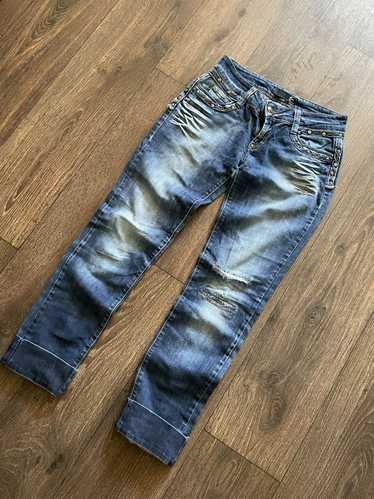 Just Cavalli × Roberto Cavalli Distressed Bootcut… - image 1