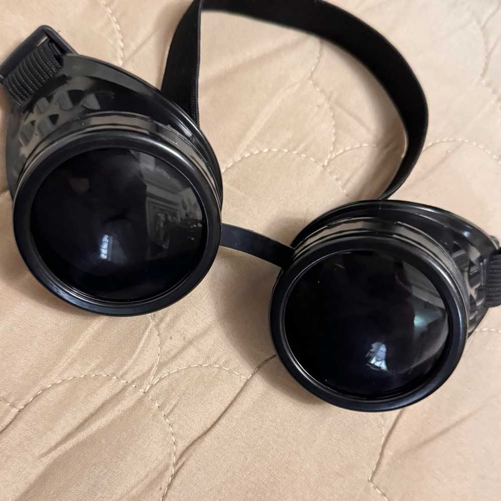 Cyber ​​​​Steampunk Vintage Goggles Sunglasses fo… - image 4