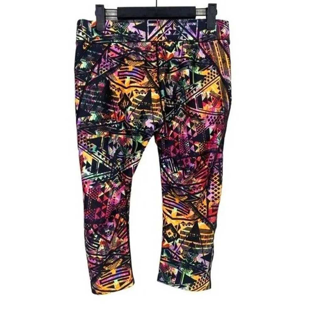 Reebok Reebok Y2K Style Novelty Capri Legging Pan… - image 12