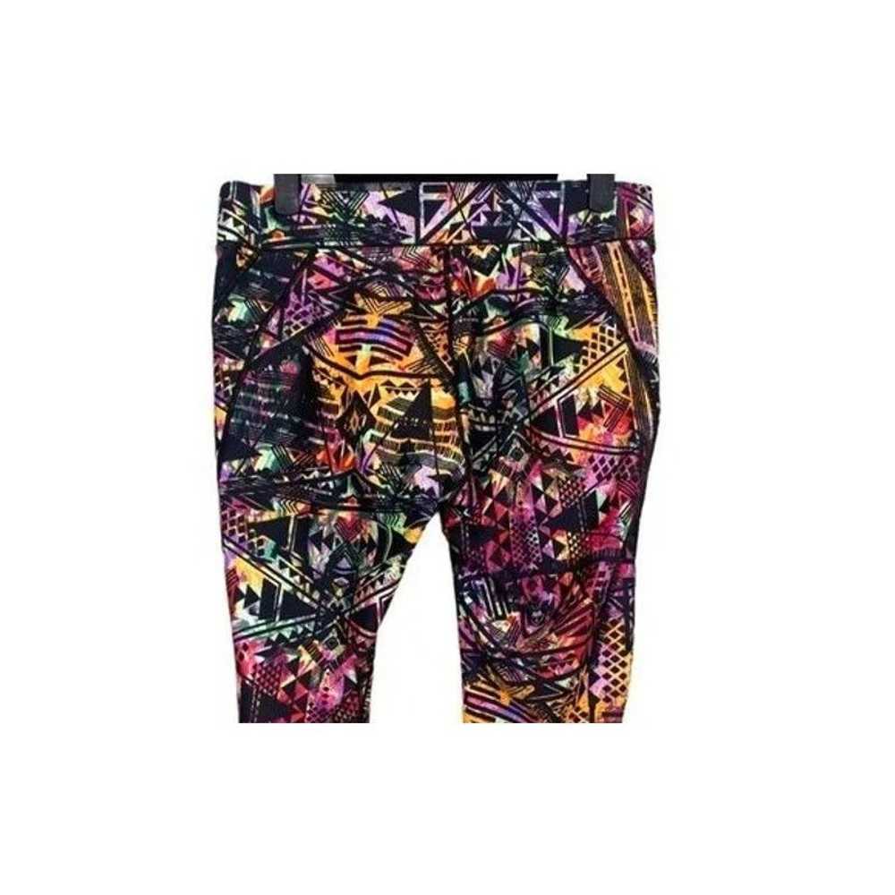 Reebok Reebok Y2K Style Novelty Capri Legging Pan… - image 5