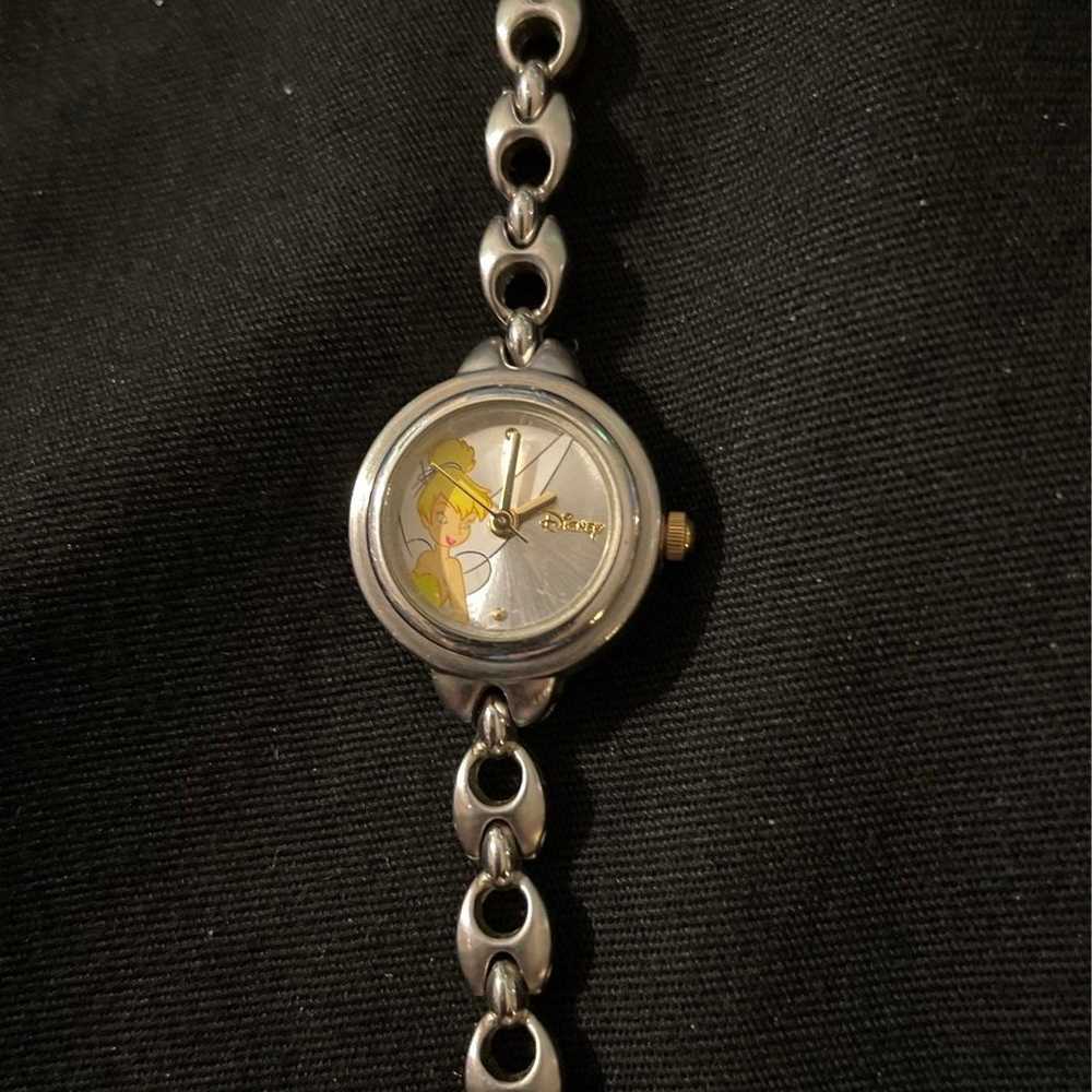 Vintage Walt Disney Peter Pan TinkerBell Watch - image 2