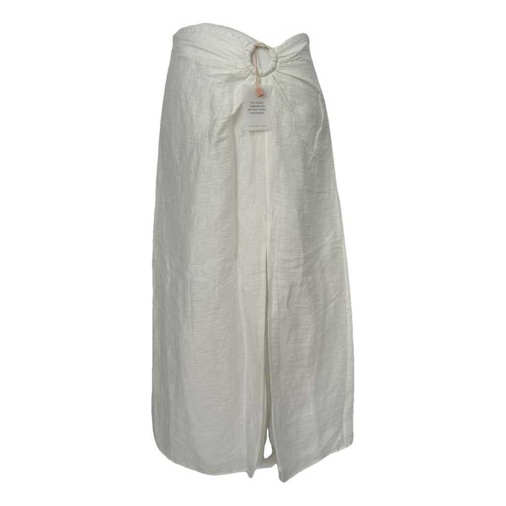 Cult Gaia Linen mid-length skirt - image 1