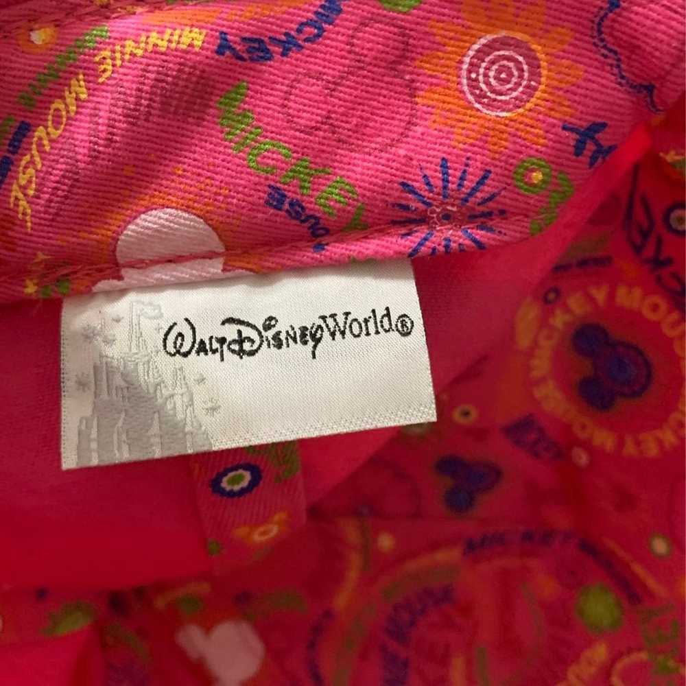 Disney parks vintage hot pink baseball hat says M… - image 3