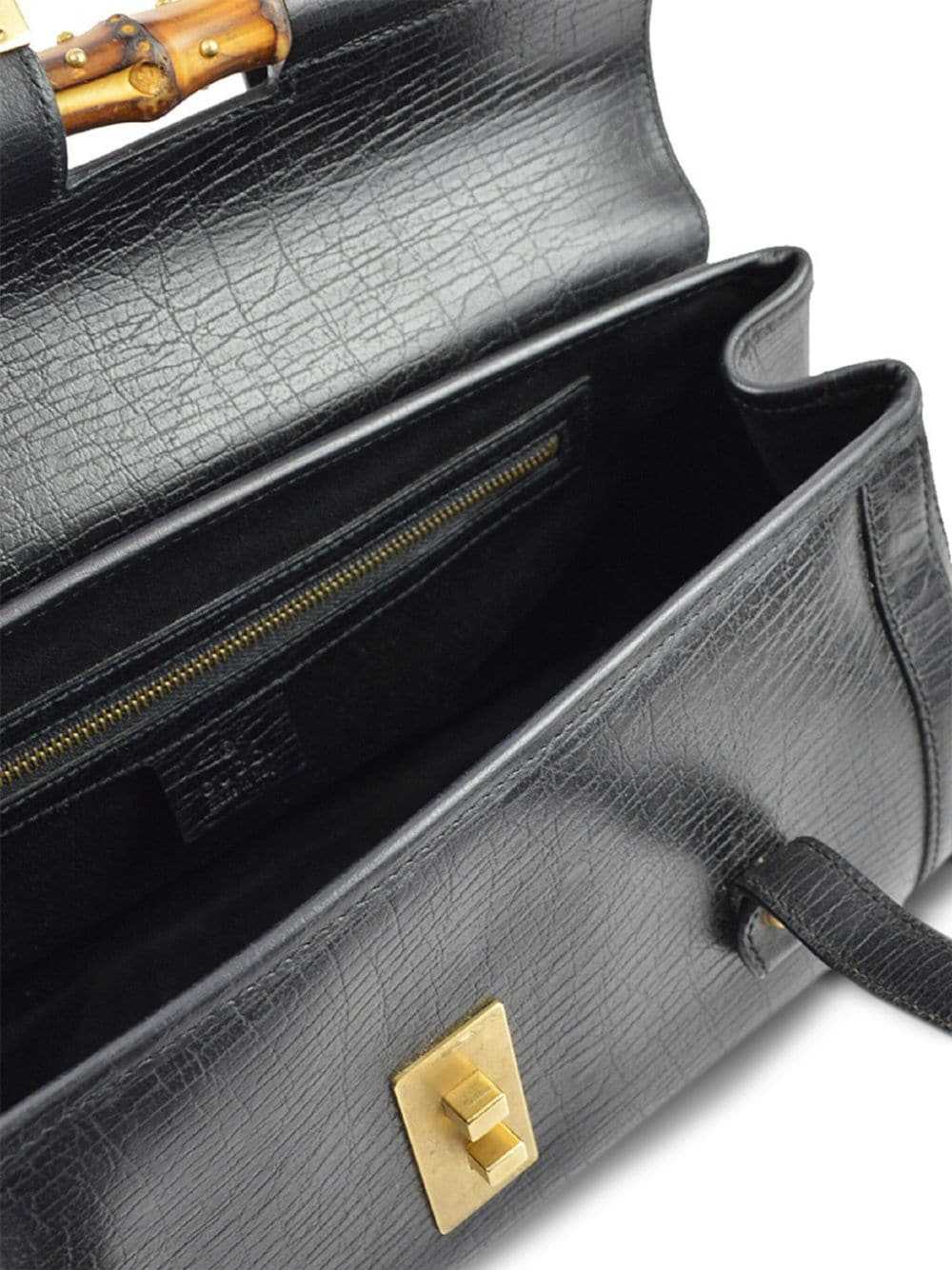 Gucci Pre-Owned 1990-2000 Bamboo handbag - Black - image 4