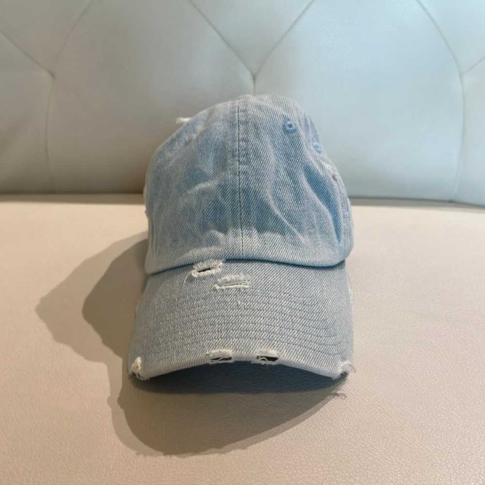 Distressed Denim Hat - image 2