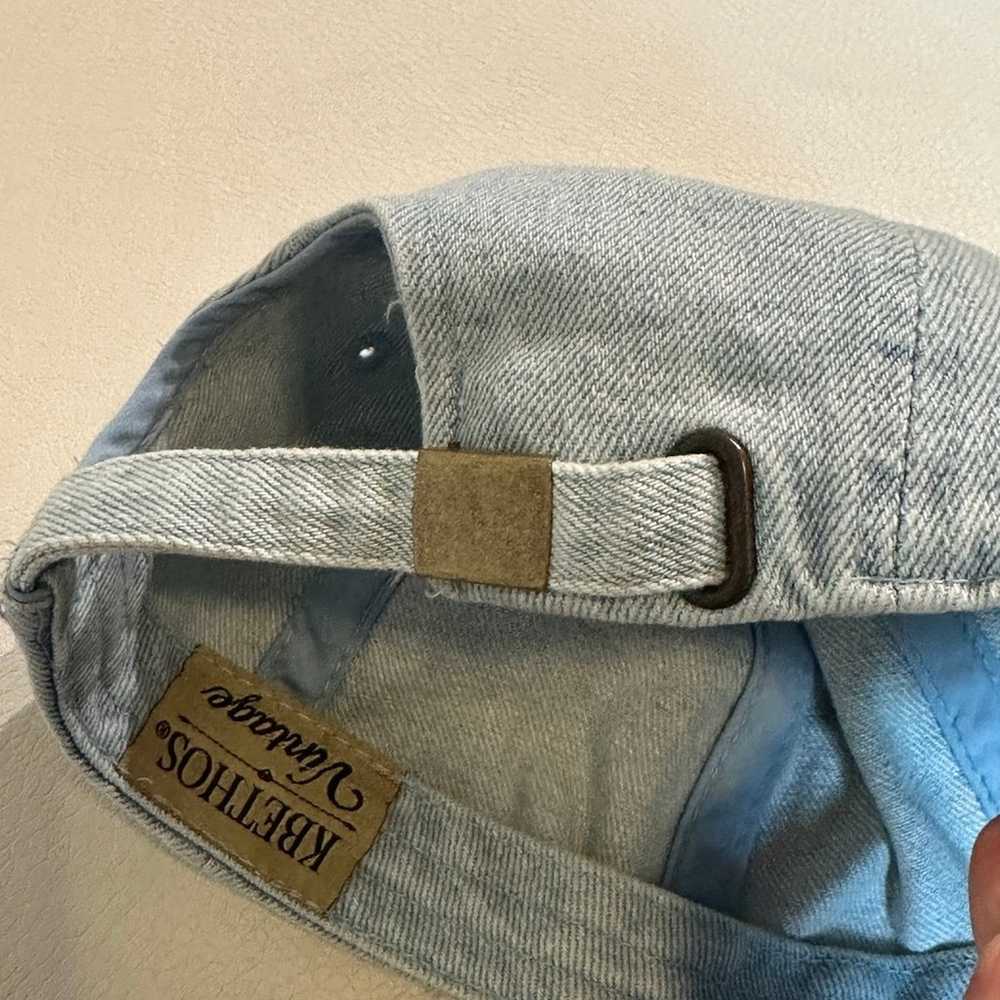 Distressed Denim Hat - image 7