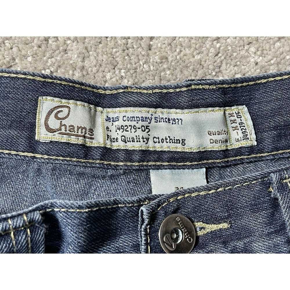 Other Vintage Chams Jeans Mens 34 Blue Embroidere… - image 5