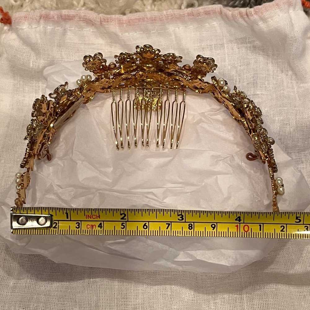 Vintage Embellished Tiara - image 6