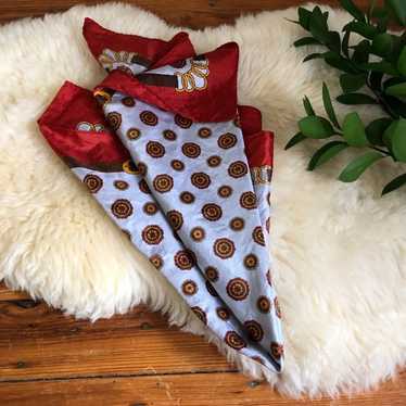 Vintage Printed Belt Pattern Scarf - image 1