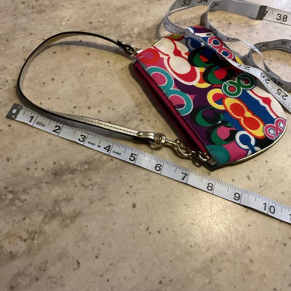 Coach wristlet colorful signature C EXCELLENT CON… - image 7