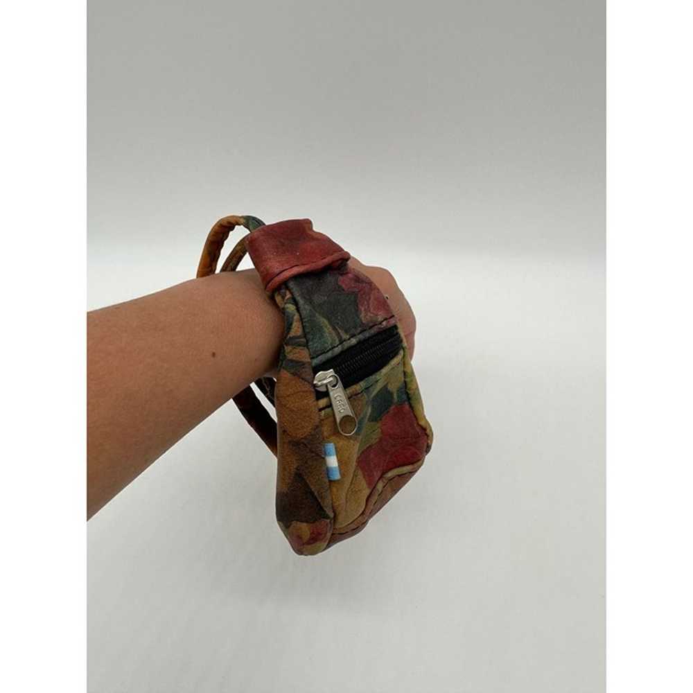 Vintage Mini Backpack Wristlet Coin Purse Wallet … - image 4