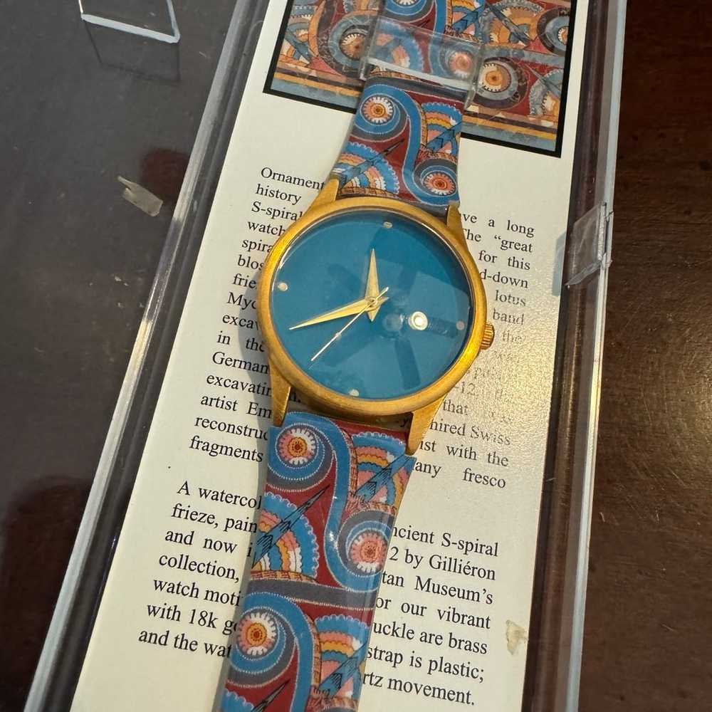 Vintage MMA Mycenaean Spirals Watch - Metropolita… - image 1