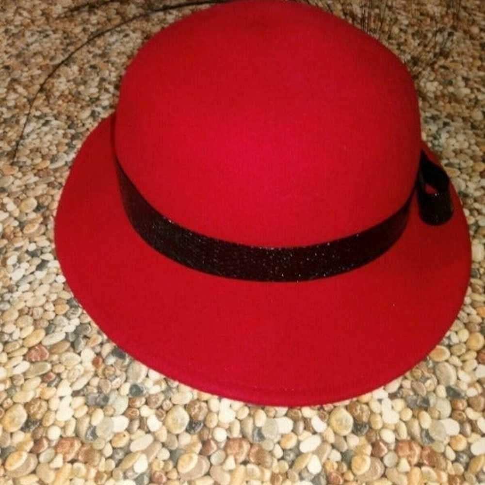 (VTG) ADOLFO II 100 % WOOL HAT - image 7