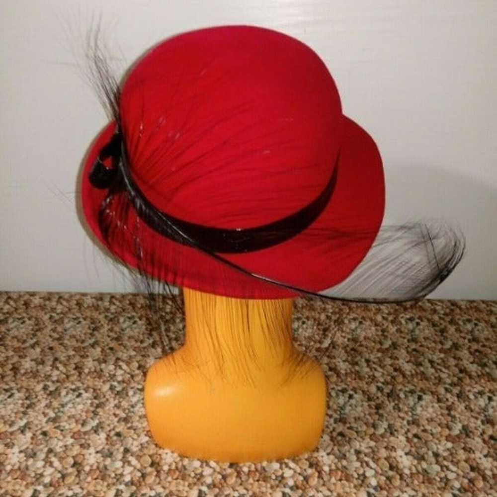 (VTG) ADOLFO II 100 % WOOL HAT - image 9