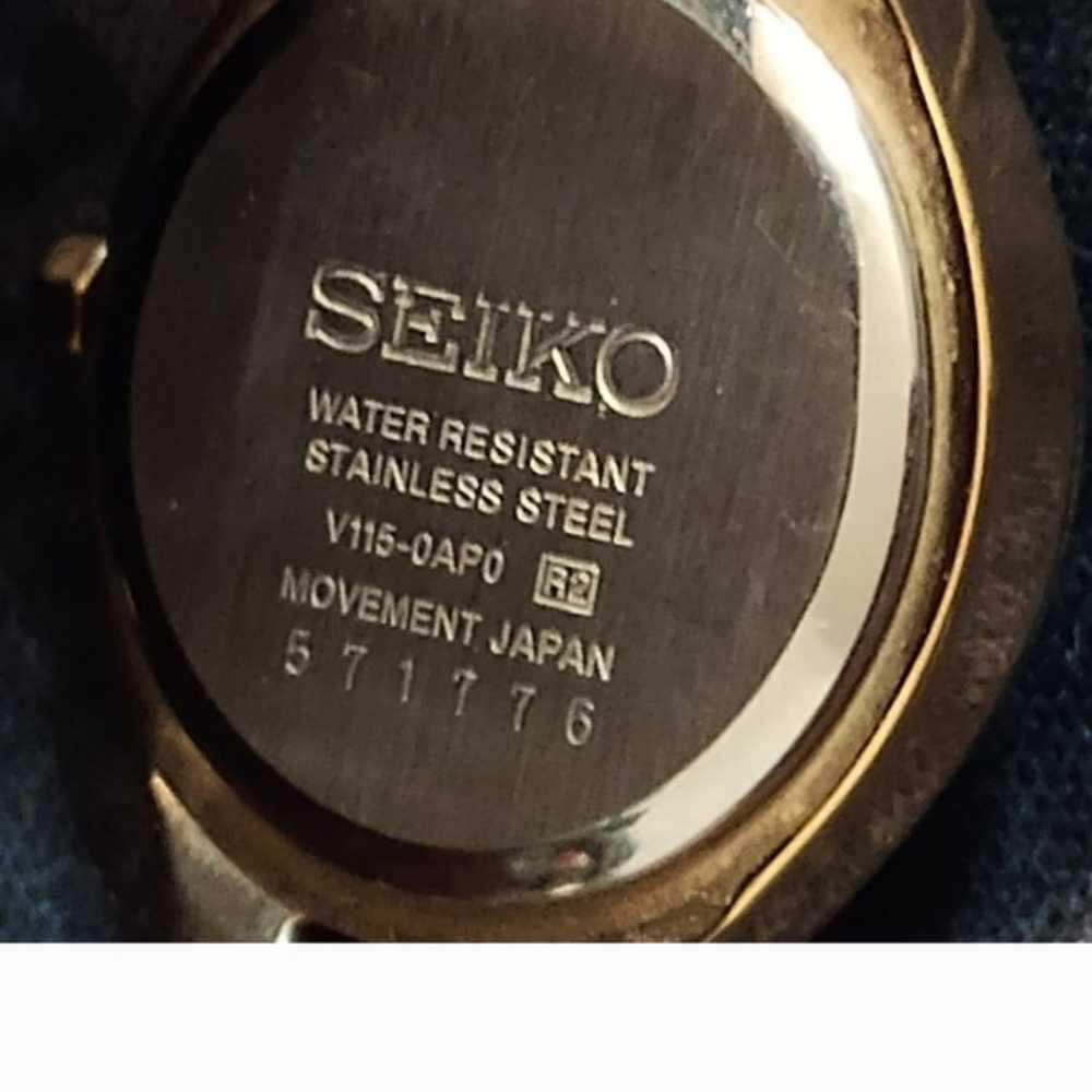 Beautiful vintage Seiko solar powered watch with … - image 5