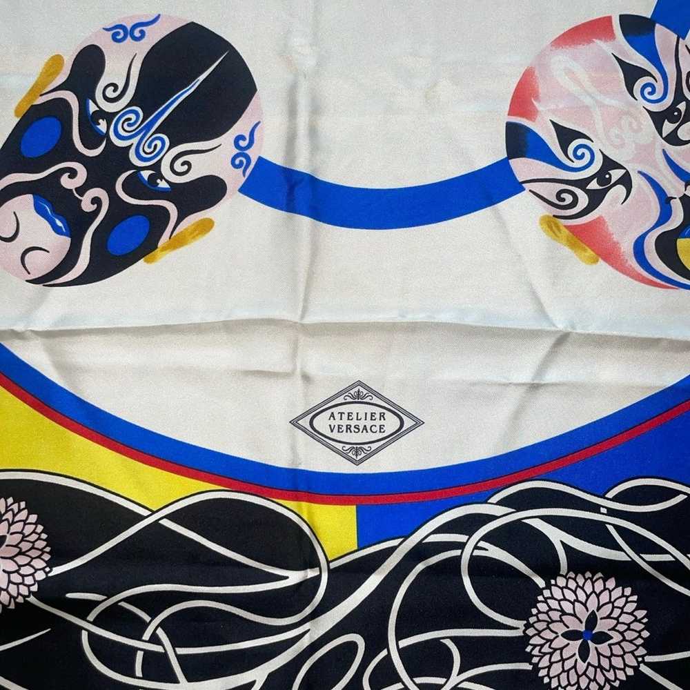 Versace Silk Foulard Scarf - image 2