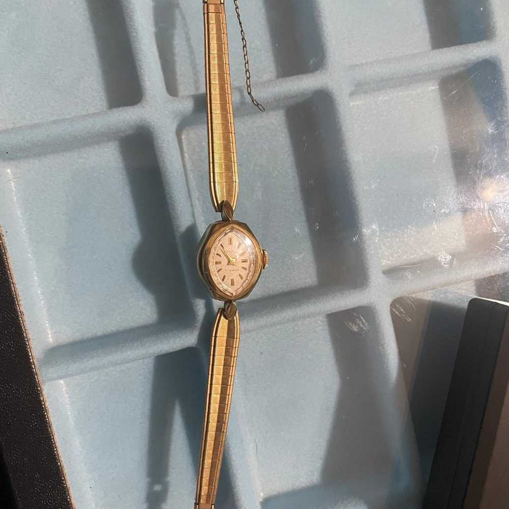 RARE vintage JULES  AUTOMATIC WINDING womens 14K … - image 3