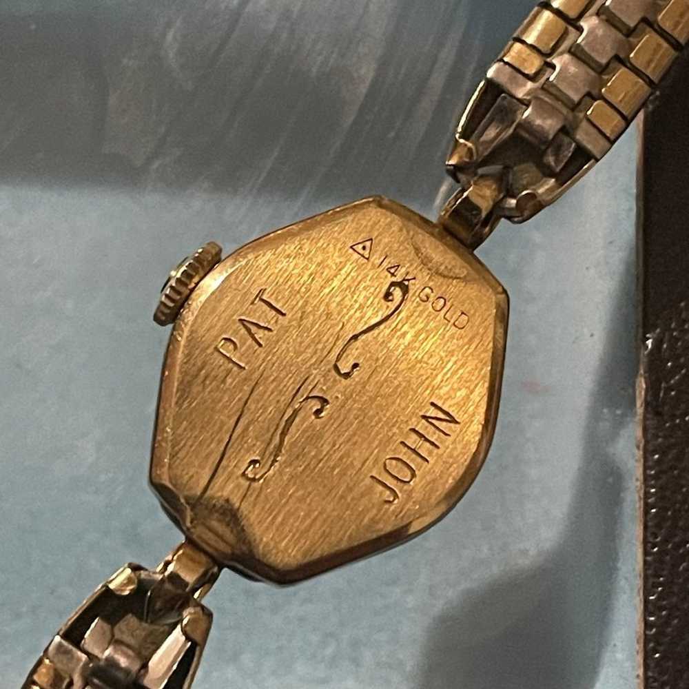 RARE vintage JULES  AUTOMATIC WINDING womens 14K … - image 4