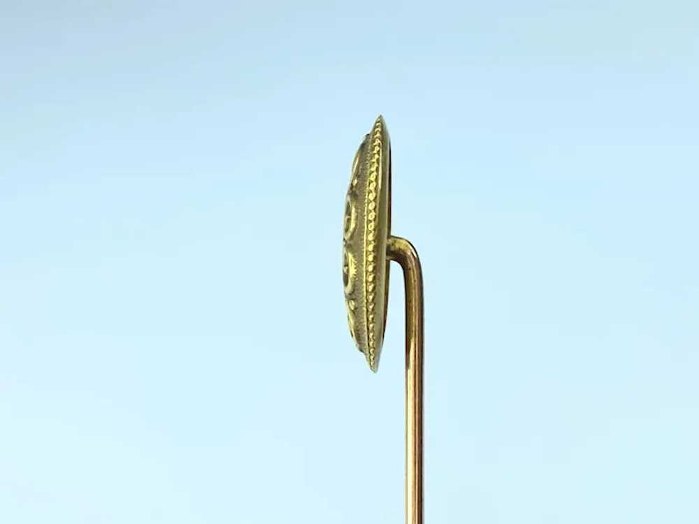 Antique 18 Karat gold stick pin by Day, Clark & C… - image 2