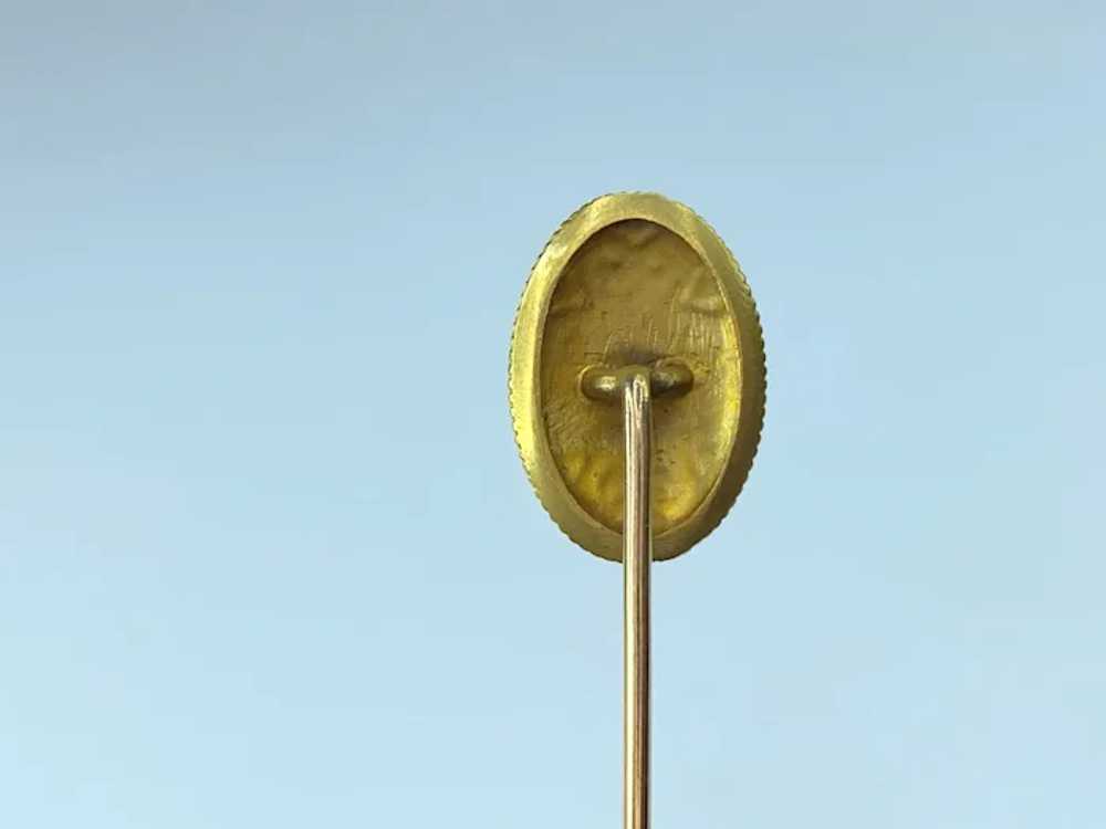 Antique 18 Karat gold stick pin by Day, Clark & C… - image 4