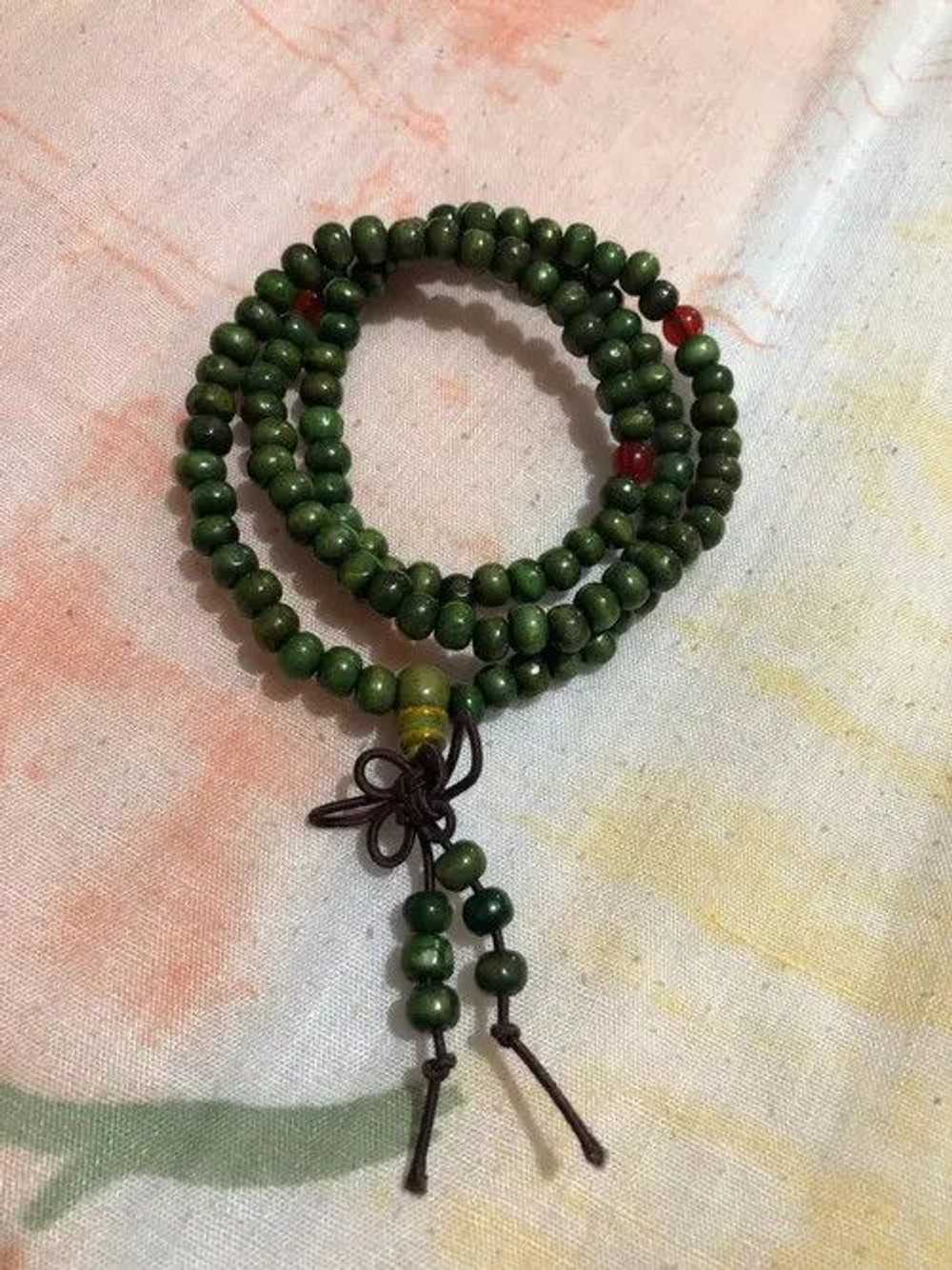 Handmade × Jewelry × Streetwear Green Bead Bracel… - image 3