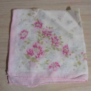 Vintage Floral Ladies Handkerchief - image 1