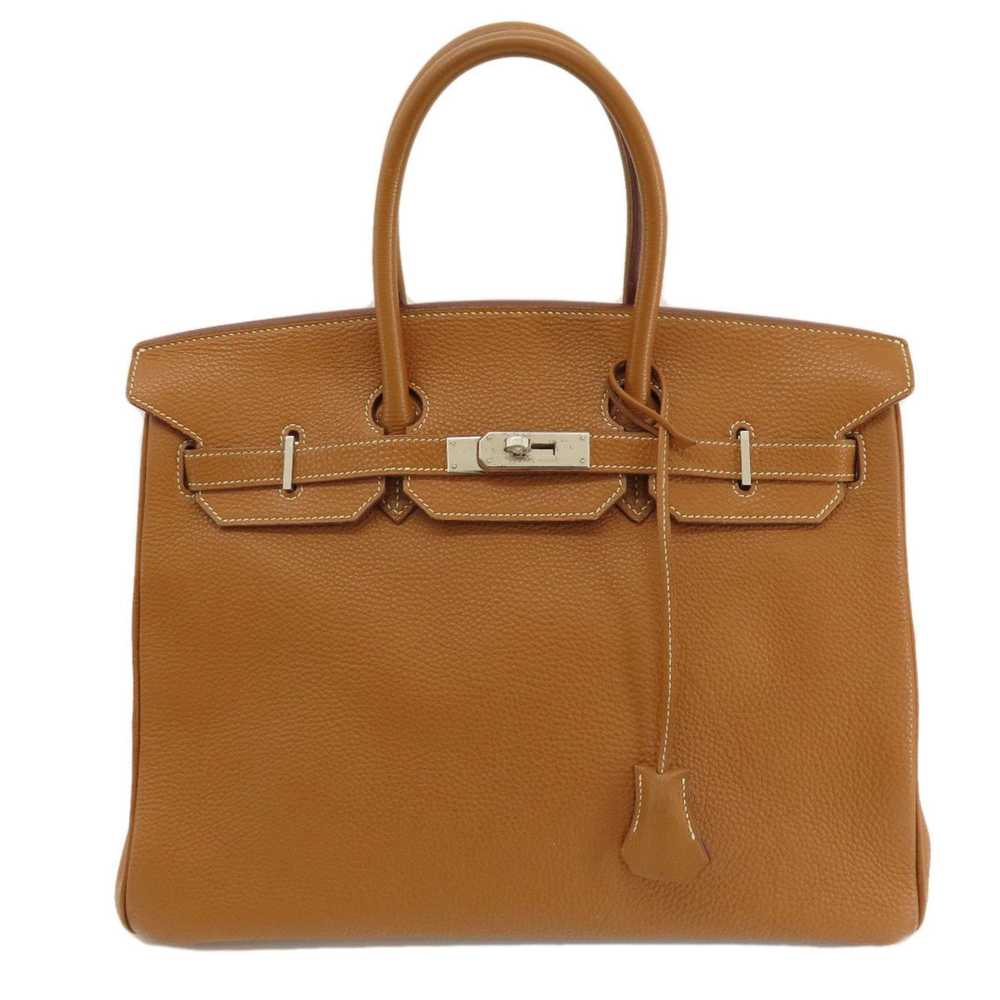 Hermes Hermes Birkin 35 Gold Handbag Togo Women's - image 11