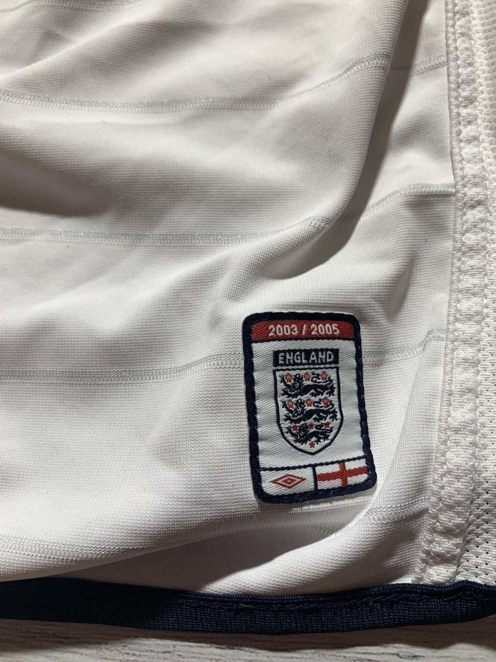 Soccer Jersey × Umbro England 2003/2005 football … - image 3