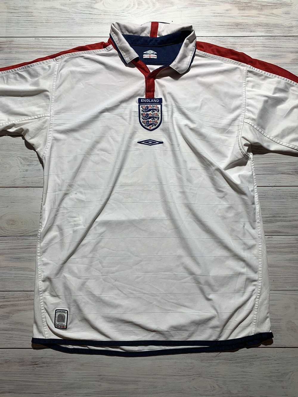 Soccer Jersey × Umbro England 2003/2005 football … - image 7