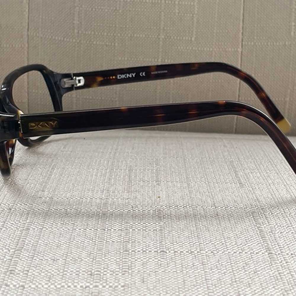 Vintage DKNY Women Eyeglasses Frame Brown Tortois… - image 10