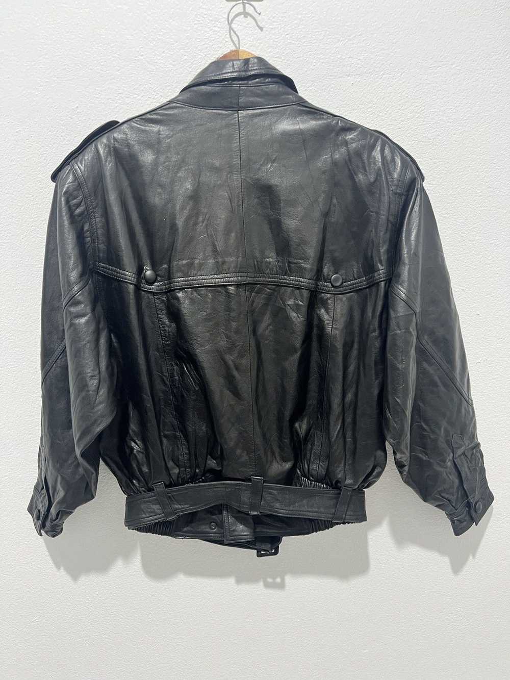 Italian Designers × Leather Jacket × Vintage Vent… - image 2