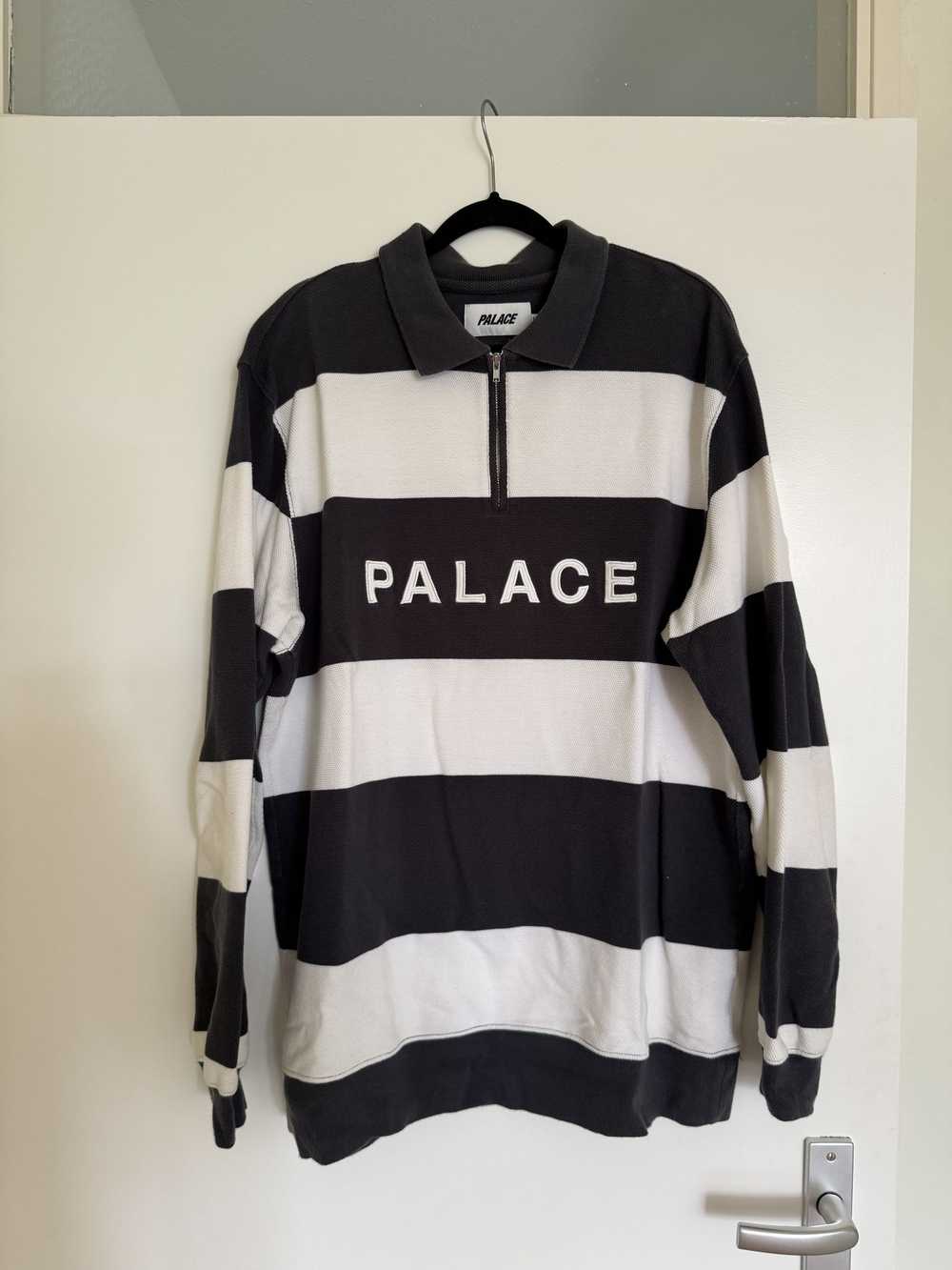 Palace Palace J STRIPE CREW BLACK / WHITE - image 1