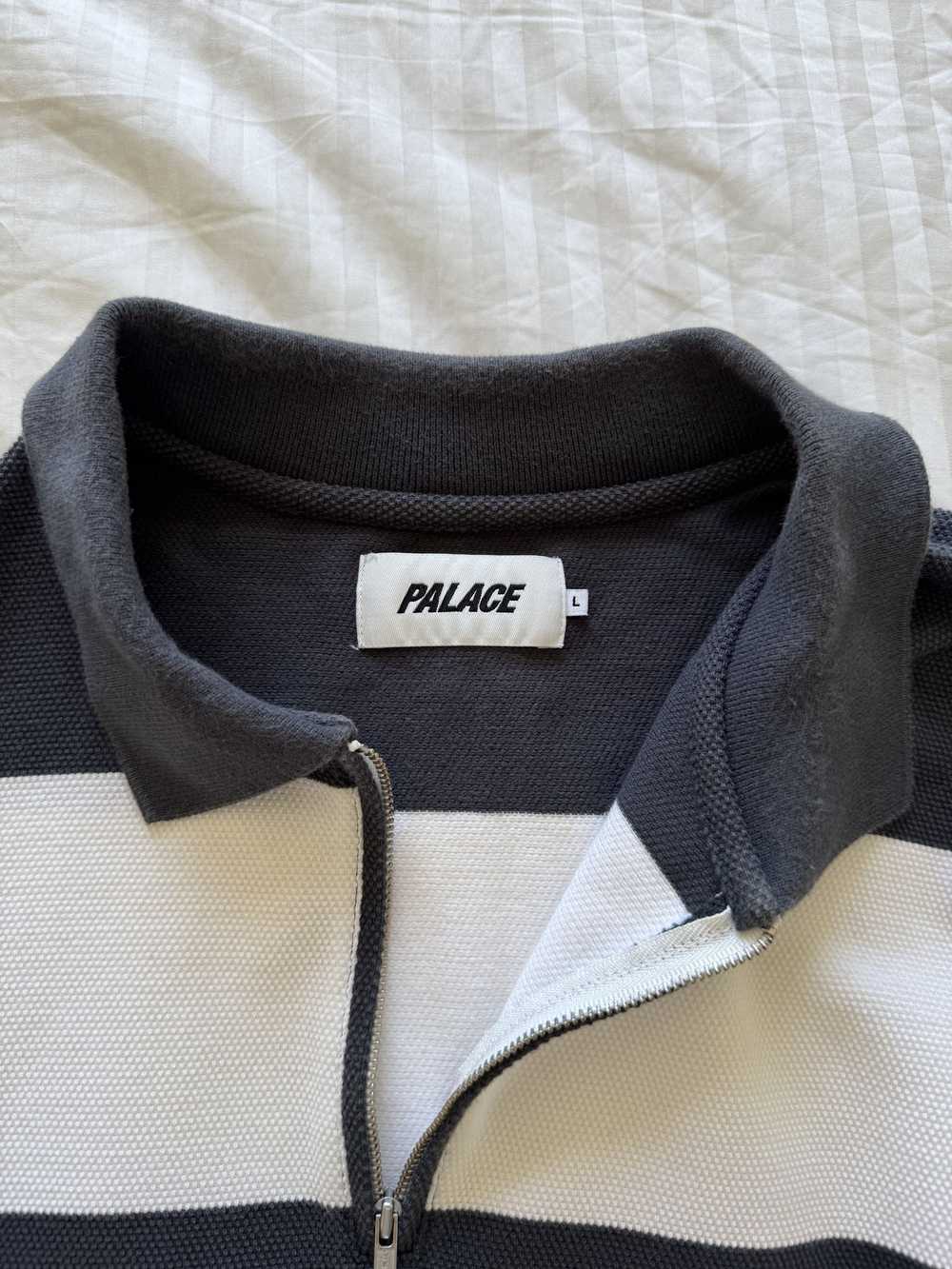 Palace Palace J STRIPE CREW BLACK / WHITE - image 3