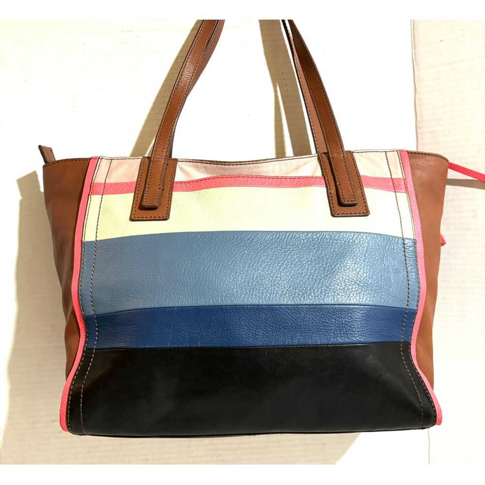 Fossil Leather handbag - image 8