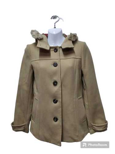 Burberry Burberry blue label fur wool coat - image 1