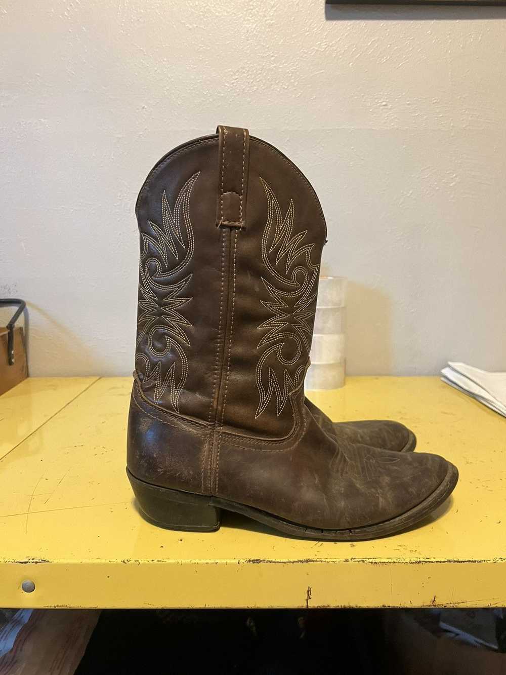 Rockability × Vintage Laredo Cowboy Boots Sz 10.5… - image 1