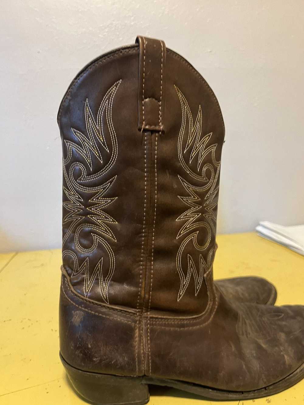 Rockability × Vintage Laredo Cowboy Boots Sz 10.5… - image 3