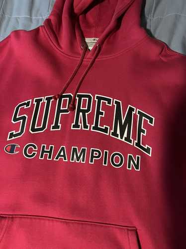 Champion x supreme hoodie - Gem