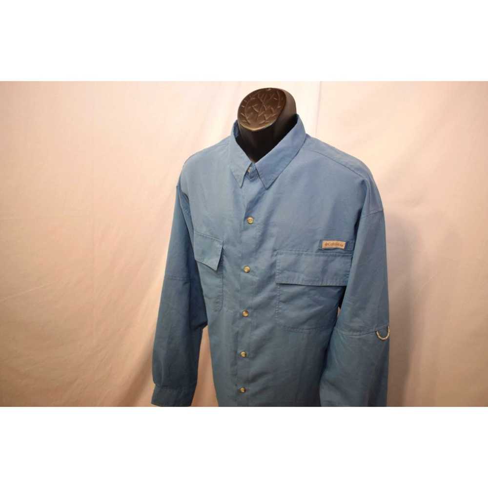 Vintage 25601 Mens Columbia Vented Blue Button Up… - image 3