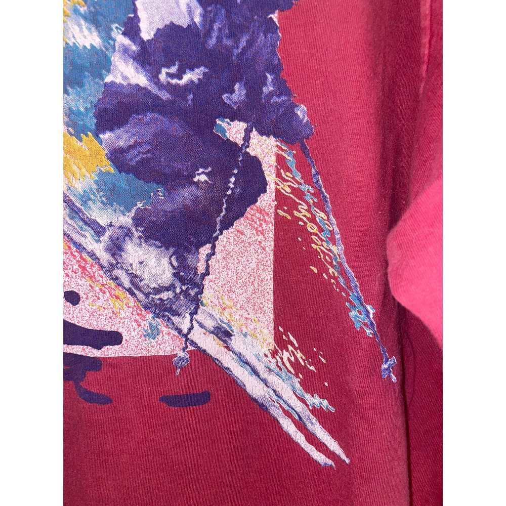 Vintage 90s Boyne Mt. Ski Skiing Red Long Sleeve … - image 8