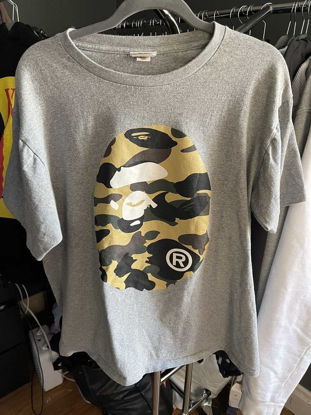 Bape 1st Camo Big Ape Head Tee - image 1