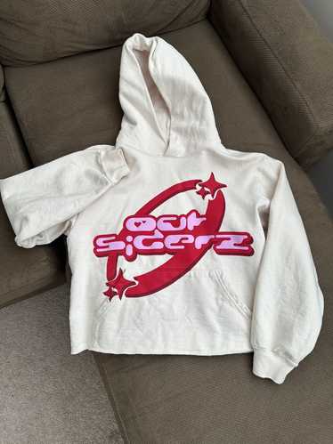 Streetwear Outsiderz puff print hoodie