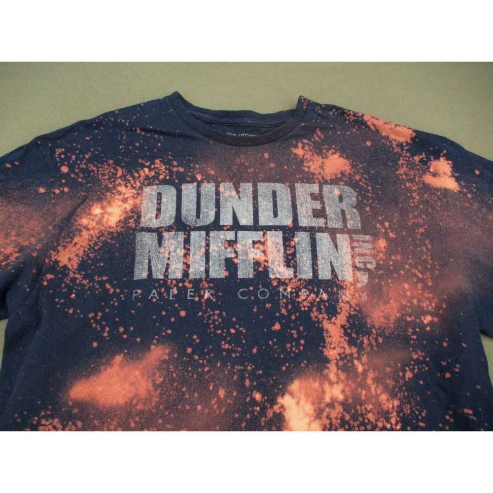 Vintage OFFICE Dunder Mifflin Shirt Mens XL Blue … - image 2