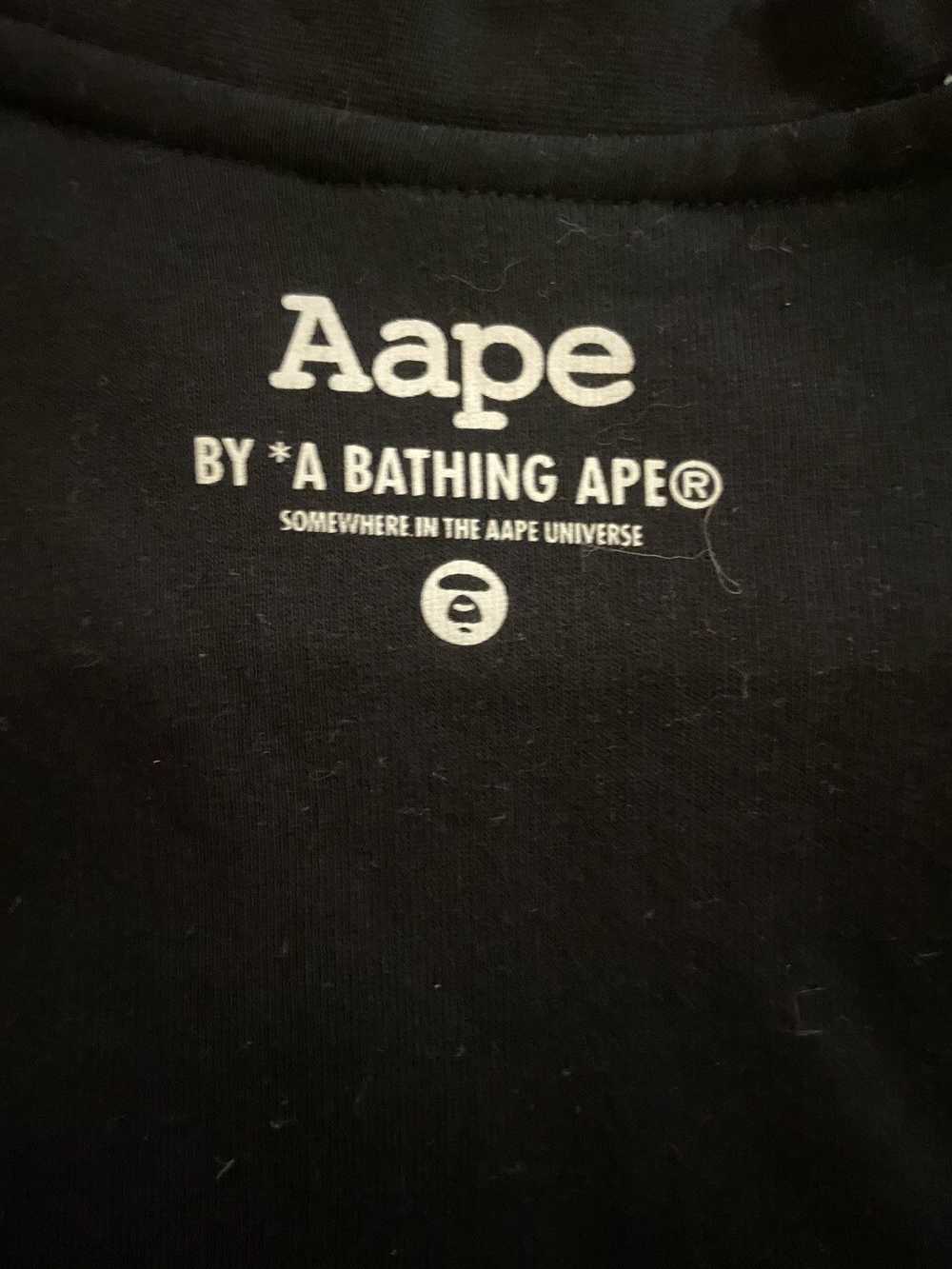 Aape × Bape Basic Black Sweatshirt - image 2